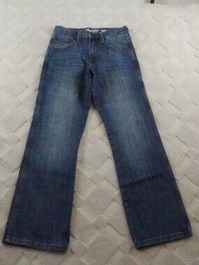 Wrangler Retro Relaxed Boot Cut Jean Youth Boys 14 Blue Denim